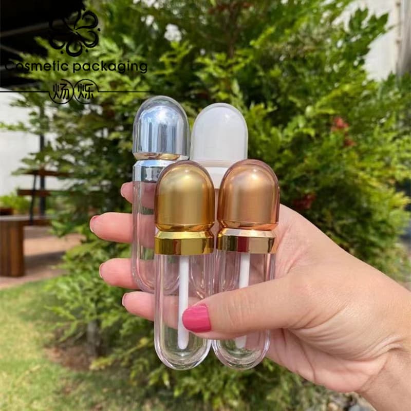 Spot KK same style inner spray cap lip gloss tube lip glaze tube empty tube manufacturer wholesale lip gloss tube 8ml cosmetic bag
