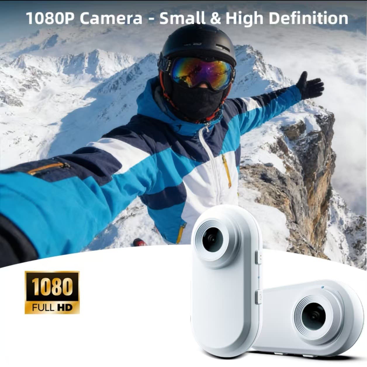 Thumb Camera 1080P Portable Video Recorder Pocket Camera Sports Vlog Action Camera
