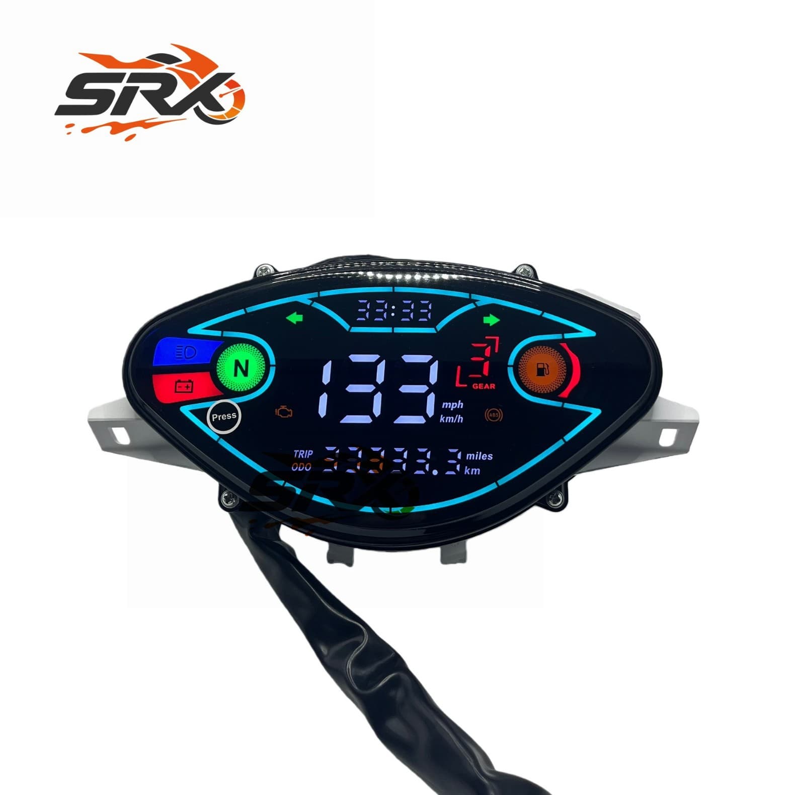Motorcycle Modification Accessories LED Digital Speedometer Odometer for Honda BIZ125 Cross-border Hot Sale