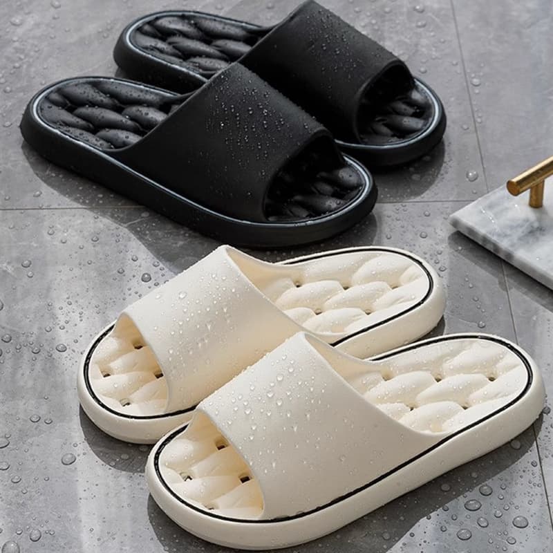 Supermarket Craft Bathroom Non-Slip Slippers, Special Shower Hollow Quick-Dry Men's and Women's Bathroom Sandals Wholesale