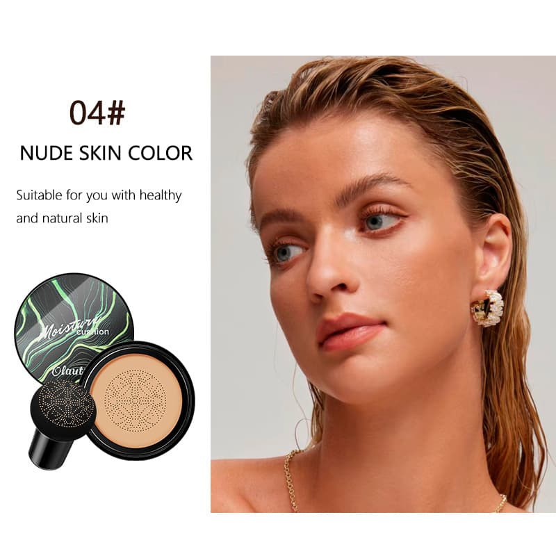 Original Cross-Border Hot Product Xiangfuer Mushroom Head Cushion CC, BB Cream Concealer Moisturizing with Puff and Makeup Mirror