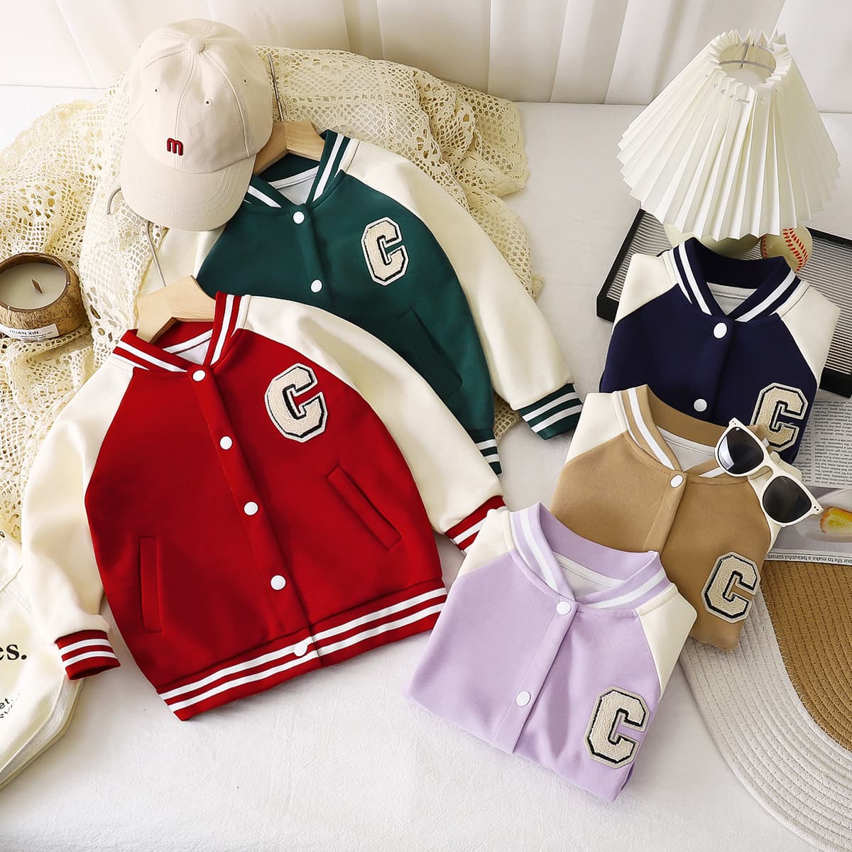 Children's Spring New Baseball Jacket for Boys and Girls, Casual Sports Coat, Premium Selection Link