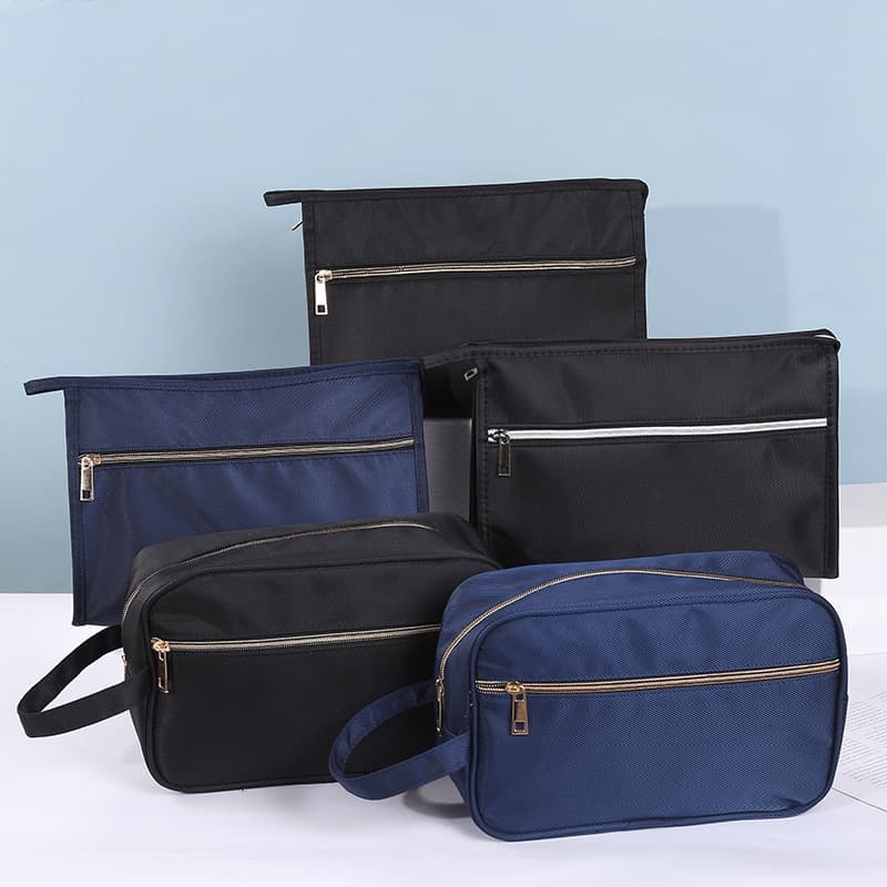 Minimalist Business Men's Briefcase Retro Solid Color Coin Storage Bag Portable Travel Handheld Bag Wholesale