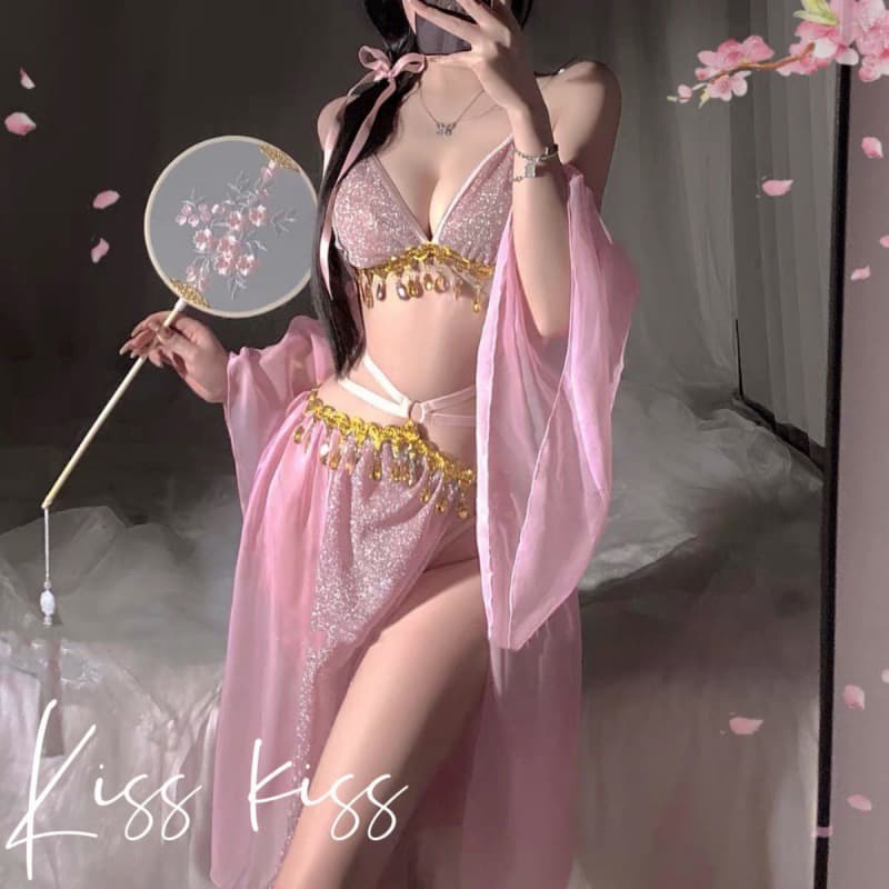 Lingerie Hanfu Chinese Trend Ancient Style Exotic Flavor Uniform Temptation Passion Quick-Release Bedroom Tease Men's Sleepwear