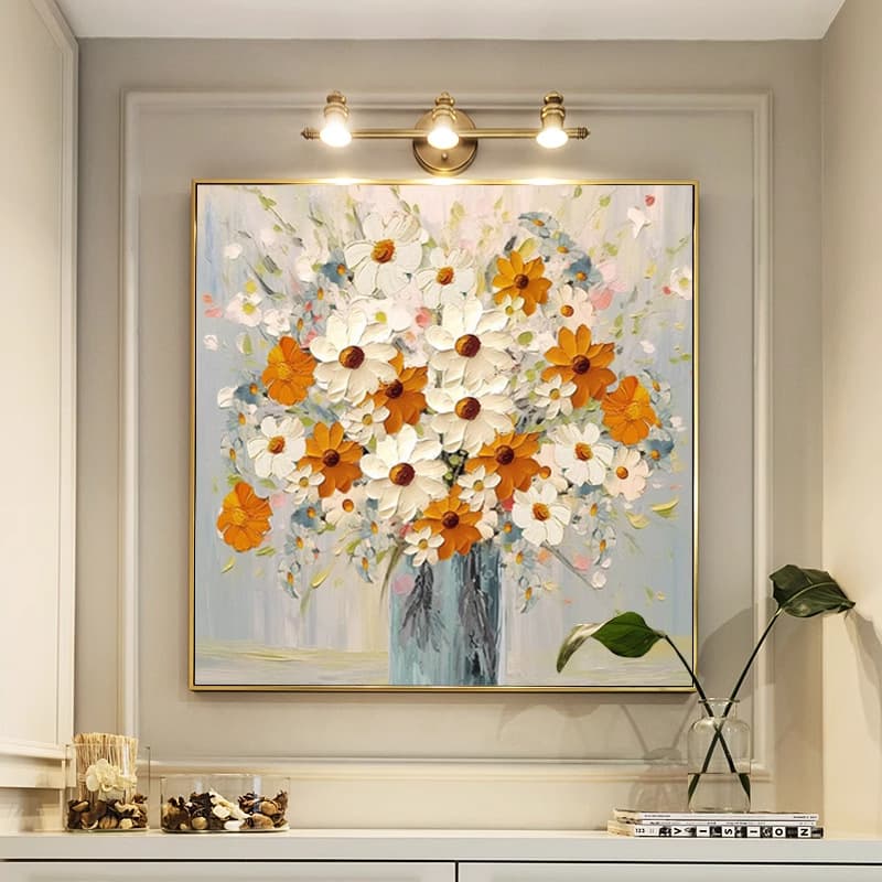 3D Square Wall Sticker Decorative Art Self-Adhesive Background Wall Living Room Entryway 2025 New Art Decorative Painting