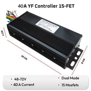 YF 1500W 2000W 36V 48V 52V 35A 40A Sine Wave Three-Mode Electric Bicycle Controller