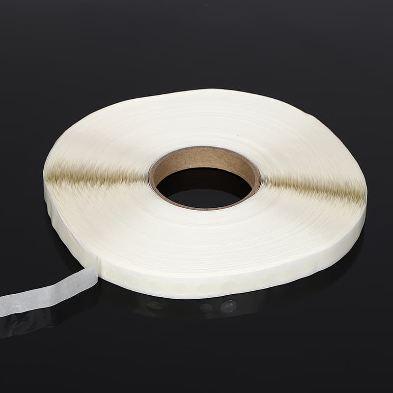 Industrial Large Roll 5000 Pieces Craft Cosmetic Eco-Friendly Easy Removal Invisible Adhesive Dots, Repositionable High Adhesion Reverse Round Dots