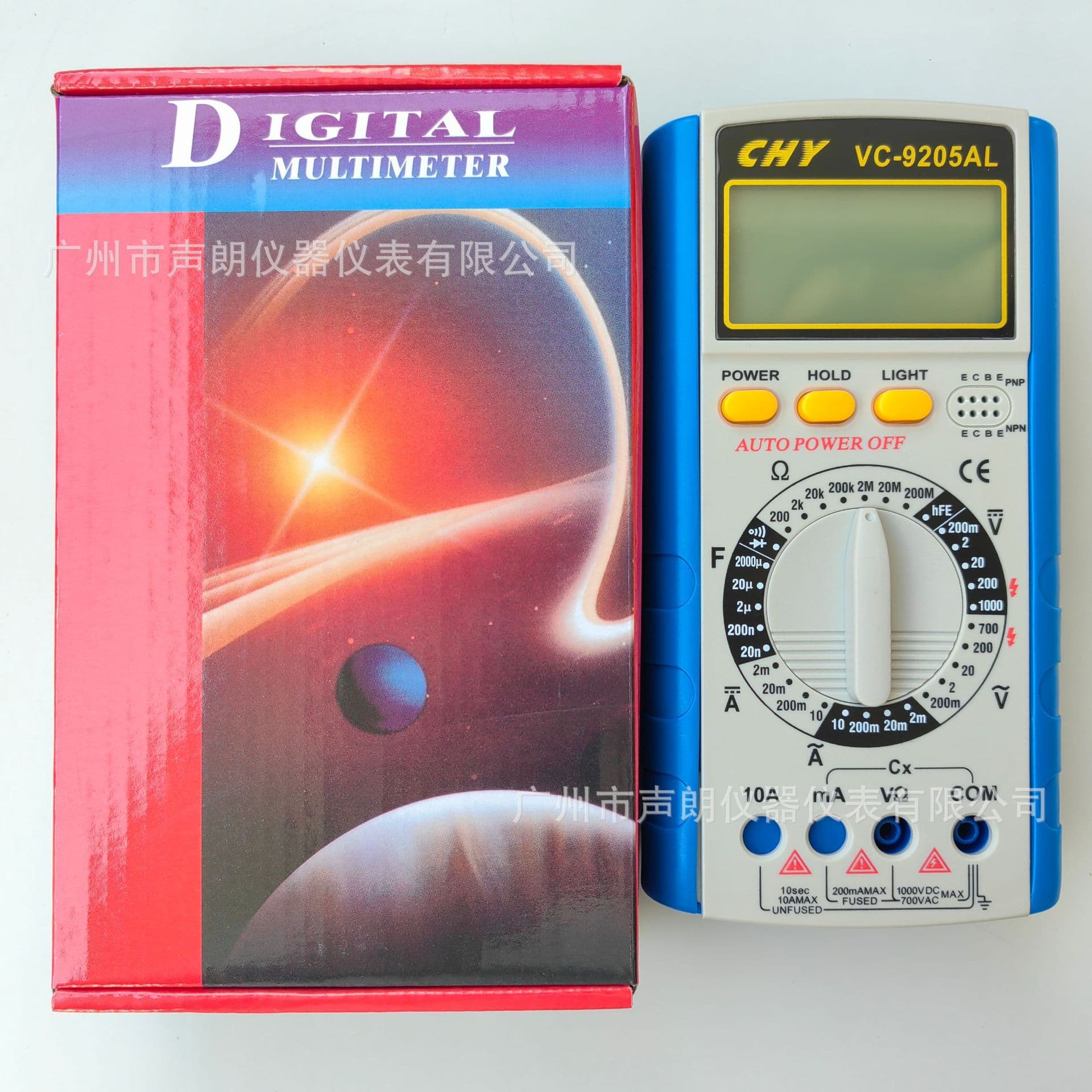 CHY VC920AL Digital Multimeter with Anti-Burn Baffle, Voltage and Current Meter for Export