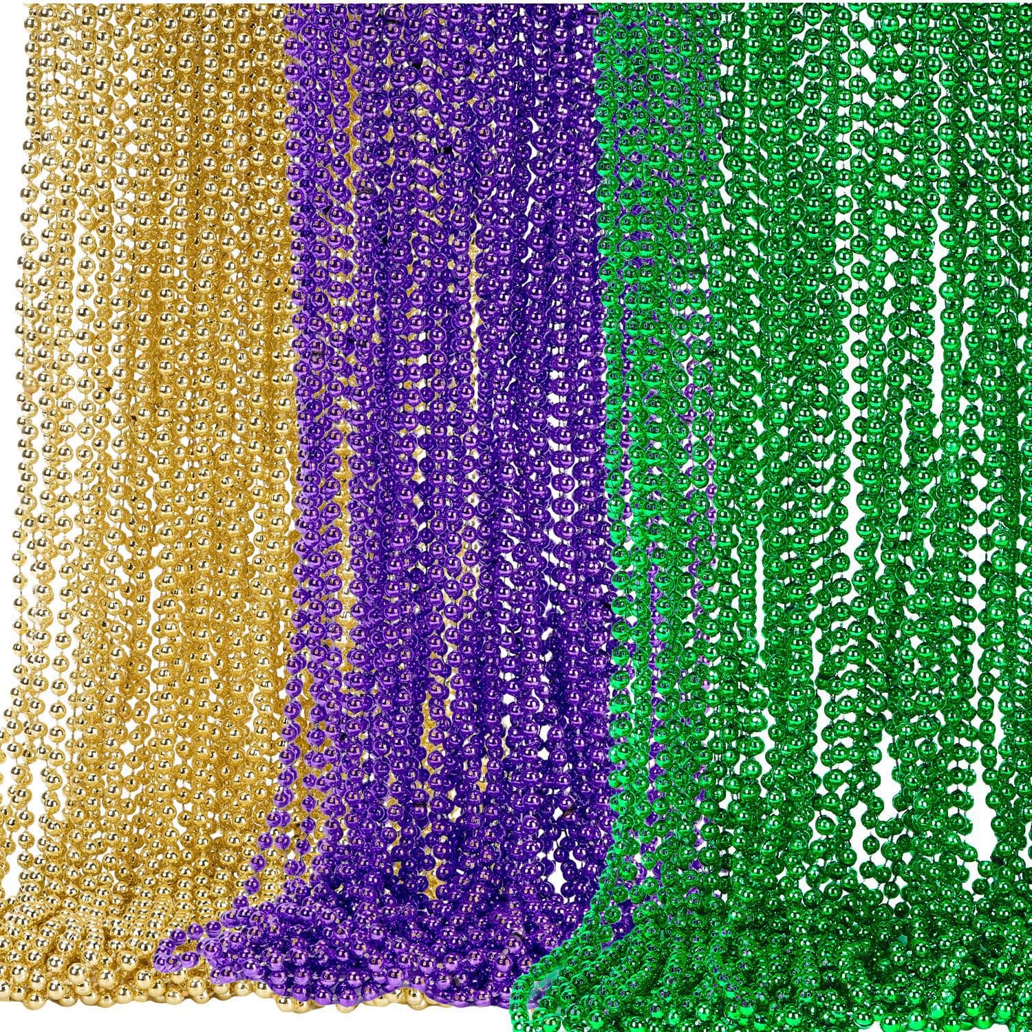 Cross-border Party Necklace Carnival St. Patrick's Day Halloween Valentine's Christmas New Year Plastic Bead Necklace