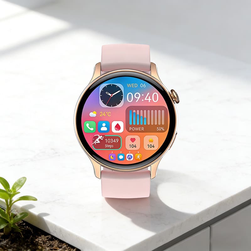 Cross-border HK85 Smart Watch Heart Rate Bluetooth Calling Watch Face Download AMOLED Multifunctional Step Counter Sports Watch