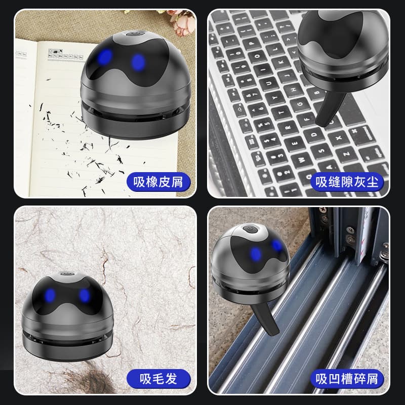 Desktop Vacuum Cleaner for Students - Eraser Shavings and Pencil Dust Cleaner - Mini Electric Vacuum for Kids
