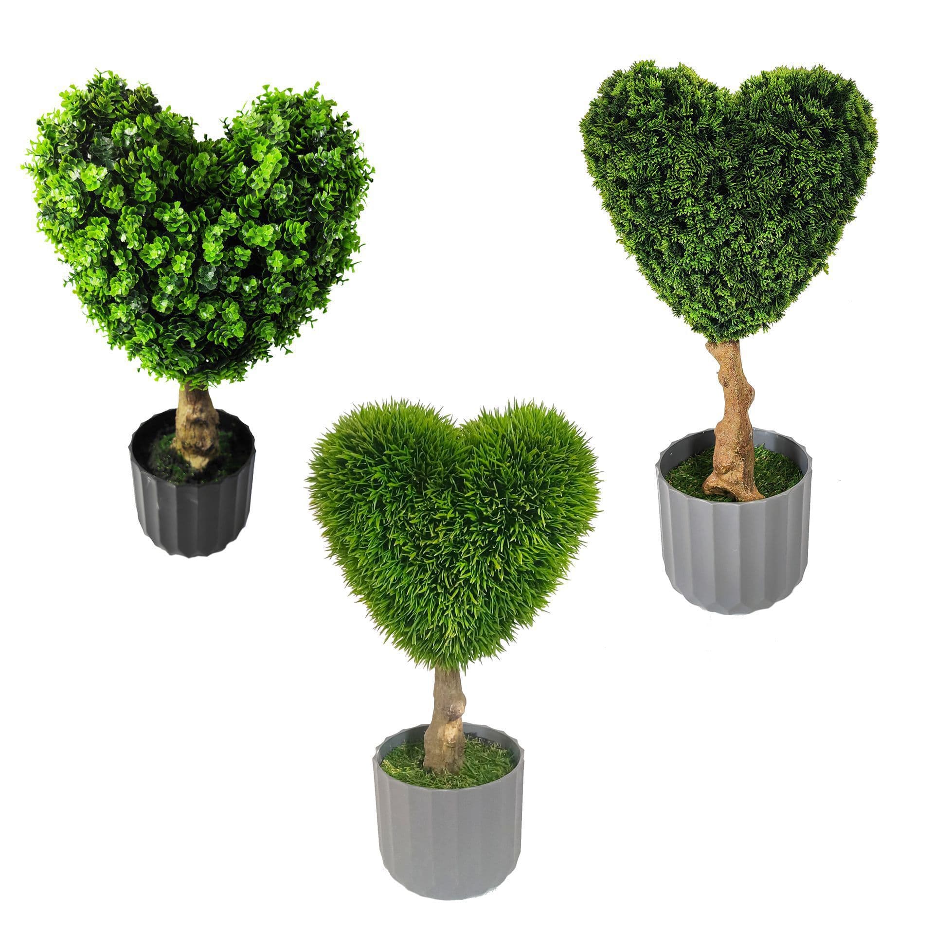 Amazon's Best-Selling Simulated Special-Shaped Pine Needle Tree Simulated Love Potted Christmas Tree Ornaments Round Ball Potted Decoration