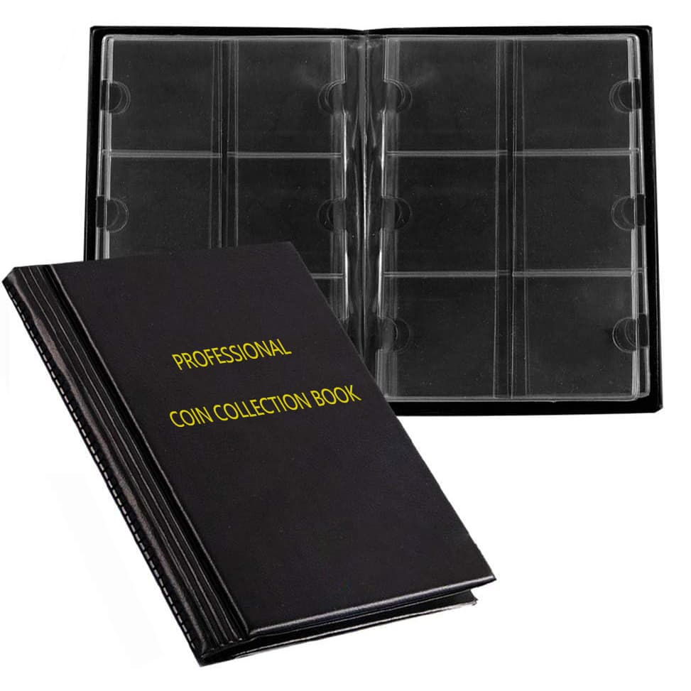 60 coin storage book square paper clip manufacturer ancient coin commemorative coin collection book coin book