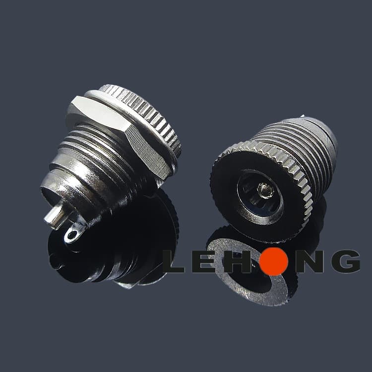 LH-DC-084M Blackening Process M11.5 High Current DC5A/DC Power Female Socket/DC Jack