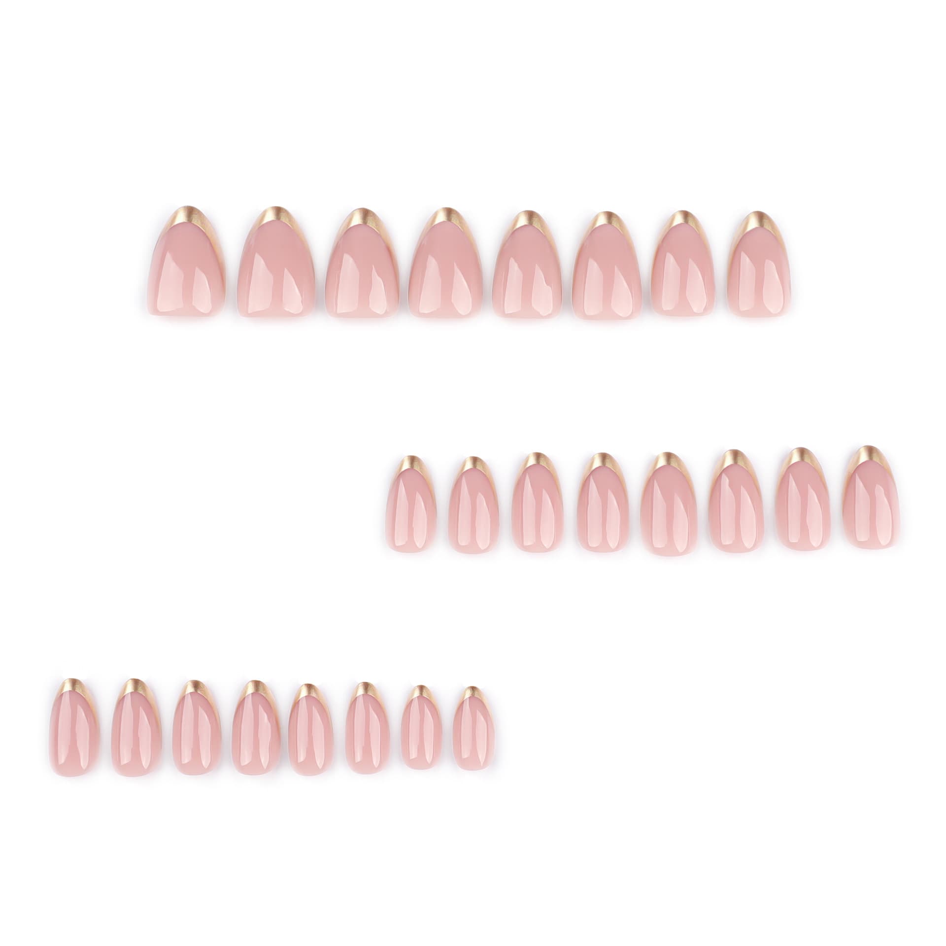 Press On Nails Almond Shaped Hot Selling in Europe and America Wearable Nail Tips Press On Nails Detachable Nail Tips