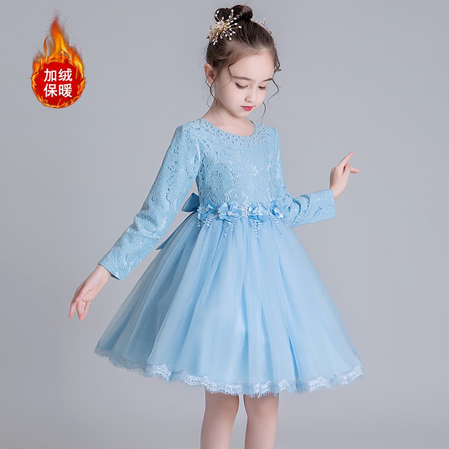 Girls Princess Dress 2019 Autumn Winter Tulle Gown for Toddlers and Children Ages 3+ Baby Little Princess Dress