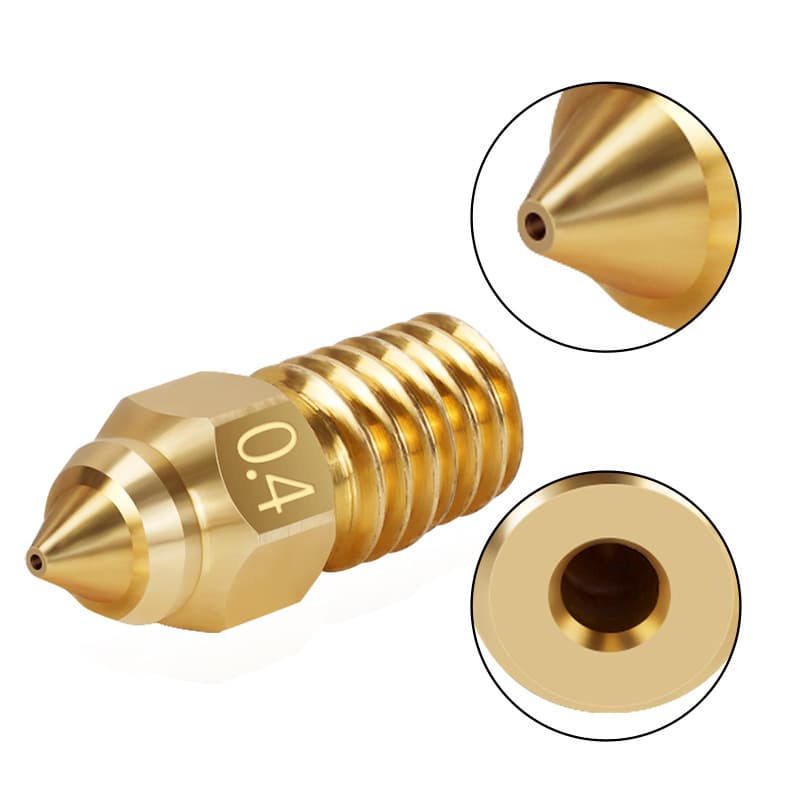 3D Printer Accessories Creality Ender 7/5/3 V3 SE High Quality Brass Nozzle Hardened Steel Print Head
