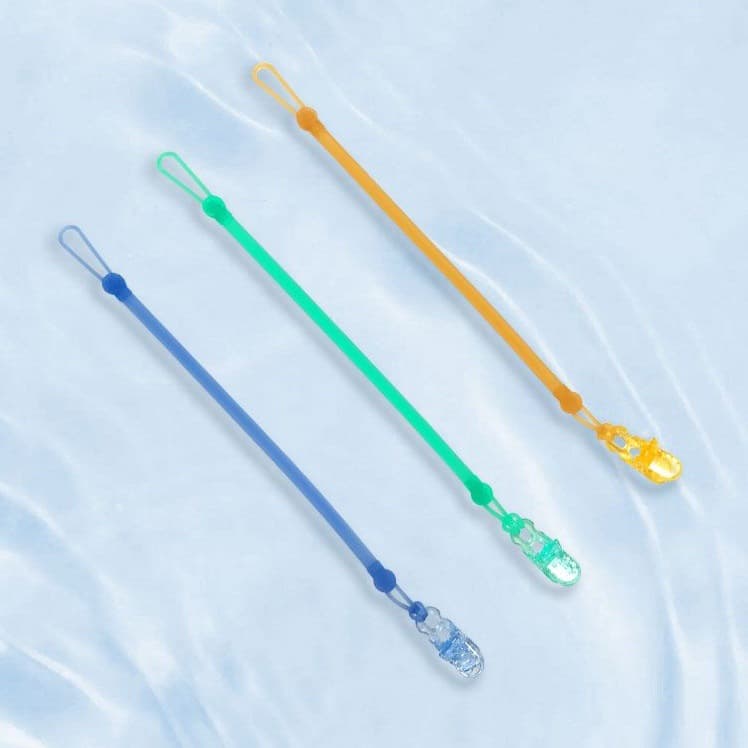 Factory direct sales of silicone anti-drop chain baby pacifier teether toy teether anti-fall silicone chain