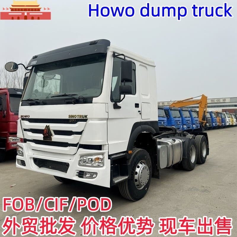 Cross-border export Sinotruk HOWO 6x4 dump truck, 371/430 large pump engine transport truck, tipper, dump truck