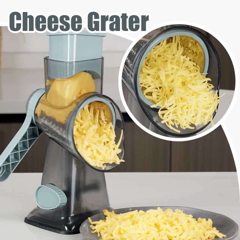 Multifunctional Hand Rock Drum Vegetable Cutter, Household Kitchen Vegetable Grater, Practical Kitchen Tool Slicer