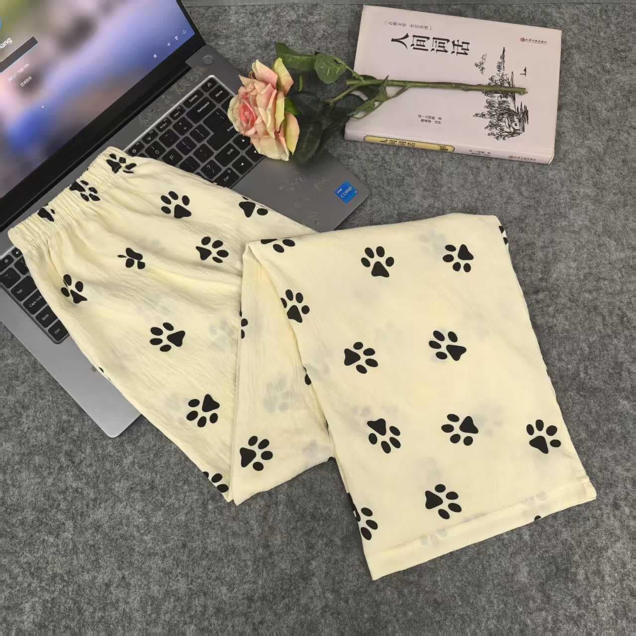 Cloud Cotton Pajama Pants for Women, Spring/Autumn/Summer, Loose, Comfortable, Versatile, Ins Cute Student Style, Casual Home & Outdoor Wear