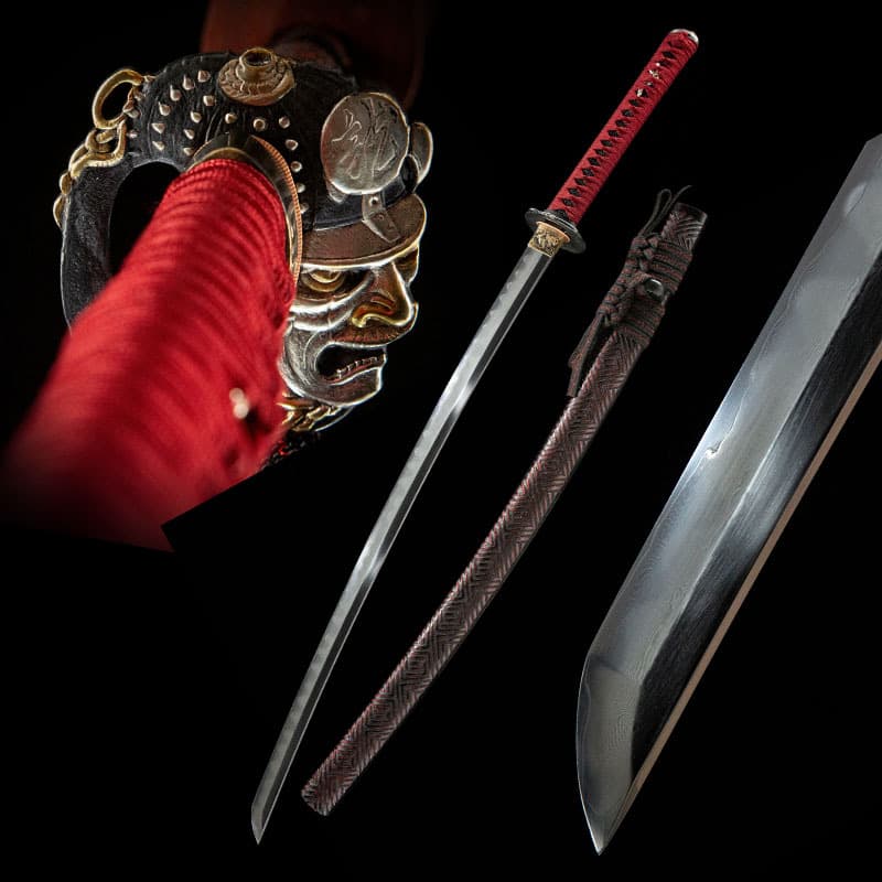High-end handmade three-piece clip steel Japanese sword Oriental samurai sword Iaido sword steel sword katana unedged