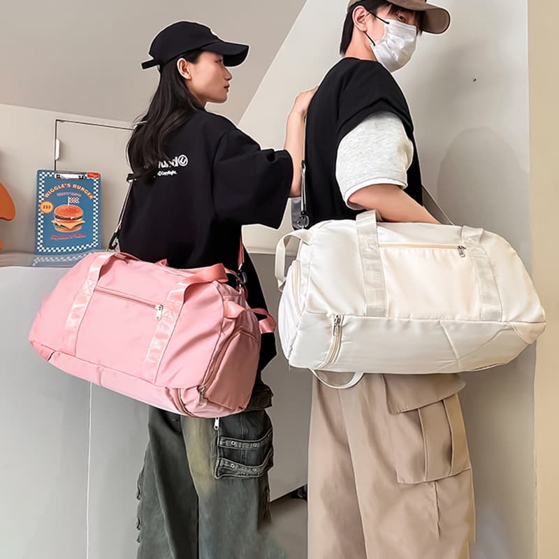 Large Capacity Travel Bag for Women, Expandable Handheld Storage Bag, Lightweight Commuter Luggage Bag, Outdoor Sports Gym Bag