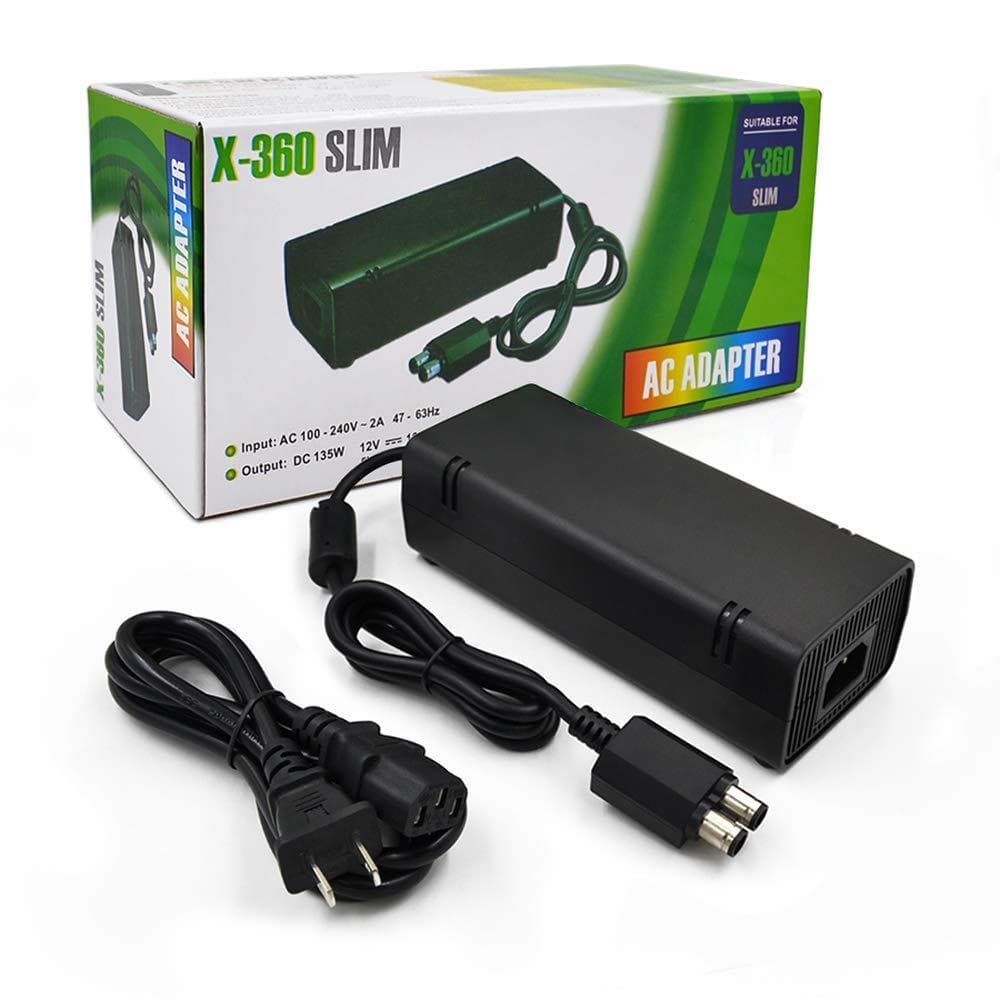 Suitable for Xbox360Slim game console power adapter Xbox360 thin machine Fire Bull charging 12V
