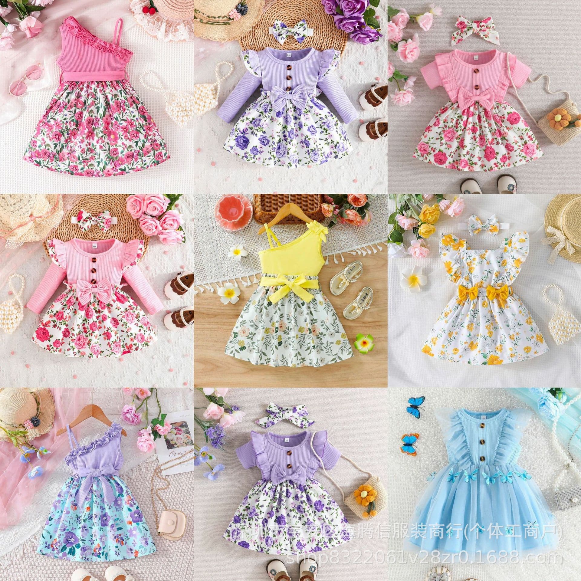 Girls' Dresses, 2026 Export Clothing, Children's Dresses