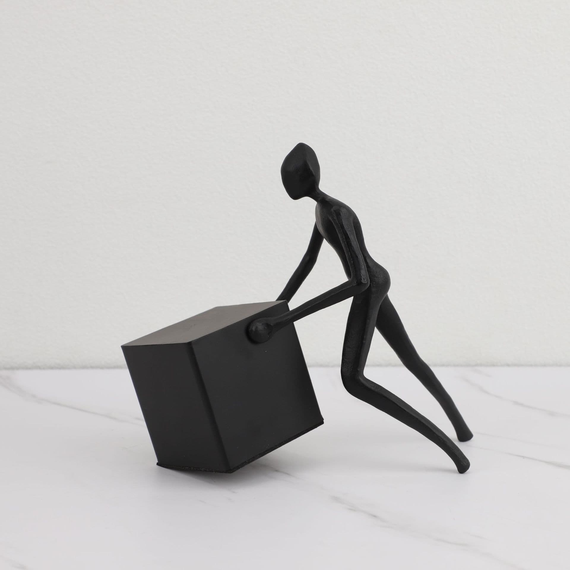 New Chinese Style Creative Metal Figurine Model Home Wine Cabinet Bedroom Study Living Room Dining Room TV Cabinet Desktop Decoration