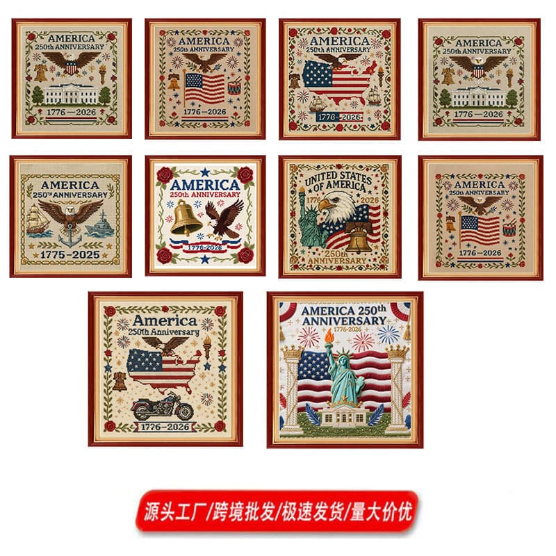 Cross-border hot-selling trendy and cute new ardinal cross stitch kit bird cross stitch kit