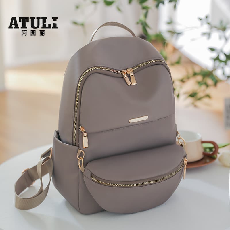 Women's Backpack 2025 New Style Korean Casual Oxford Cloth Mother-Child Bag, Canvas Schoolbag for Women