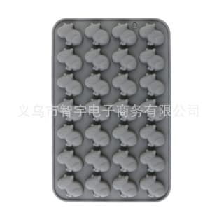Stock 28-Hole Capybara Shape Resin Mold Chocolate Mold Baking Silicone Mold Soft Candy Cake Mold