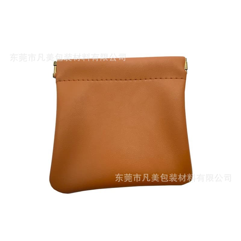Manufacturer Supply Shrapnel PU Earphone Bag Auto-Tightening Data Cable Coin Storage Bag Jewelry Bag Shrapnel Glasses Case