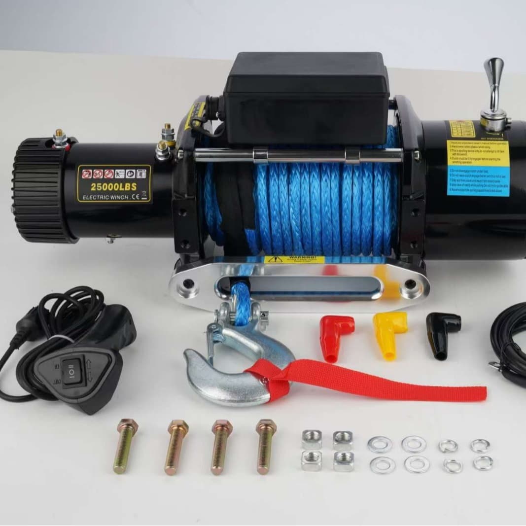 Factory Direct Wholesale Price 25000lb 12V/24V Vehicle Truck Electric Winch, High Quality