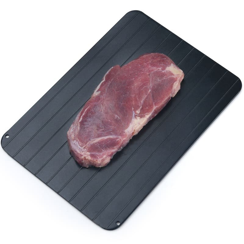 Cross-Border Quick Thawing Tray Home Use Ice Melting Aluminum Rapid Steak Frozen Food Meat Seafood Fast Thawing Board