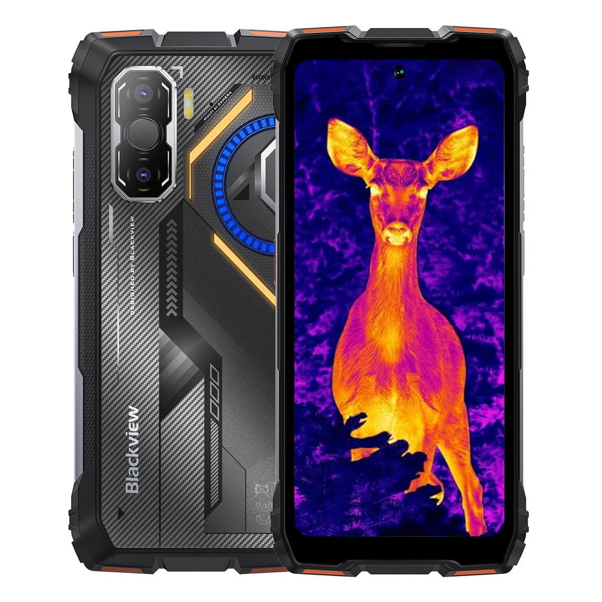 2026 new Blackview ROCK 3 6.78-inch large screen with thermal imaging three-proof smartphone