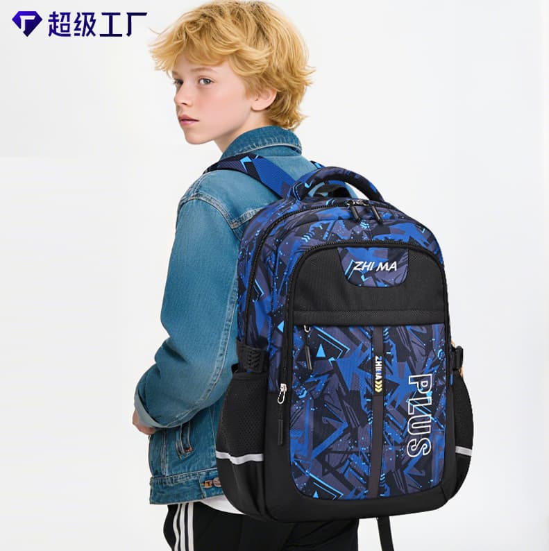 Sesame Baby School Bag Elementary School Lightweight Girls 1-9th Grade Boys and Girls Spine Protection and Burden-Reducing Backpack
