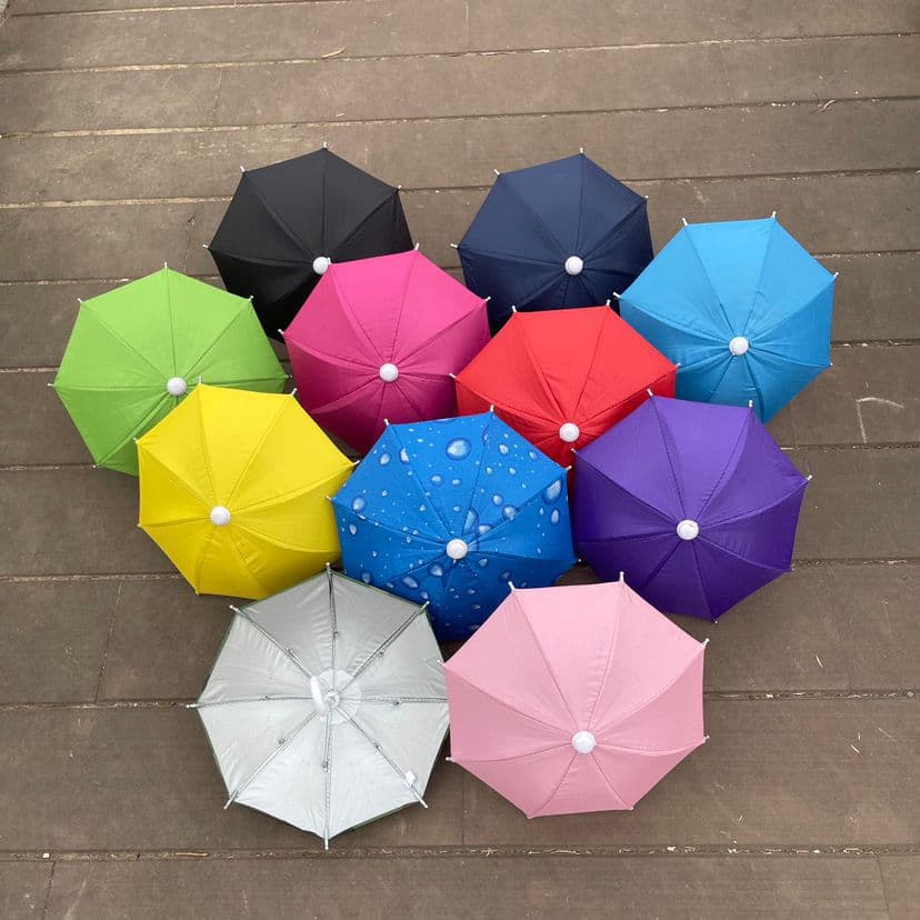 Takeout Umbrella Mini Motorcycle Umbrella Phone Sunshade Small Umbrella Decorative Umbrella Mini Umbrella Silver Coated Umbrella