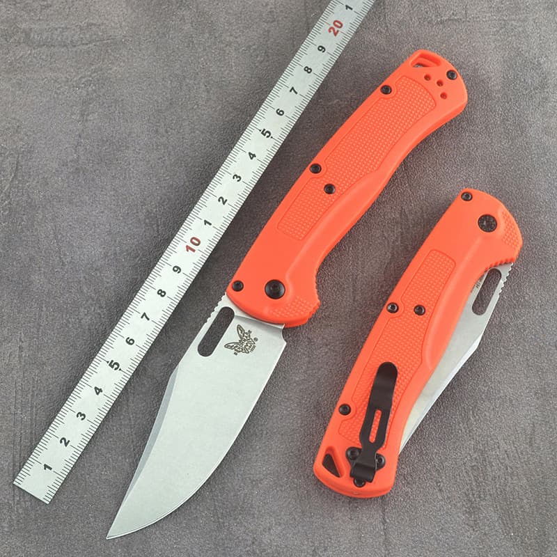 Benchmade Butterfly 15535 Outdoor Folding Knife D2 Steel Nylon Glass Fiber Handle Small Knife Popular Sale High Quality Stainless Steel Blade