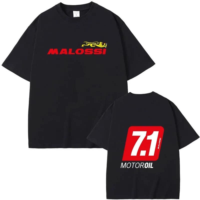 Malossi Theme T-Shirt Men Women Short Sleeve Print Unisex Se
