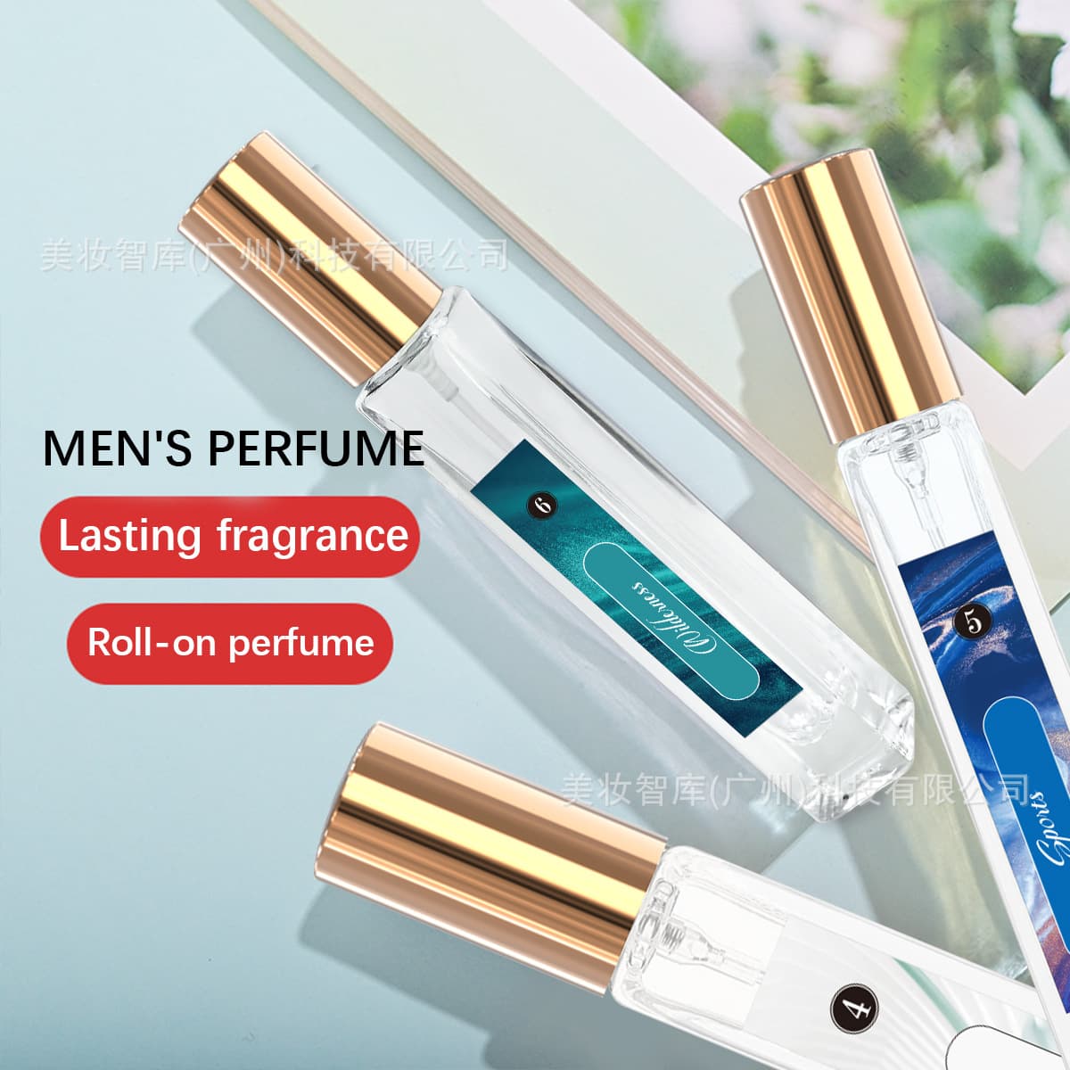 Cross-border Foreign Trade Men's Perfume Long-lasting Fragrance Roll-on Deodorant Cologne Martin Rollerball Perfume