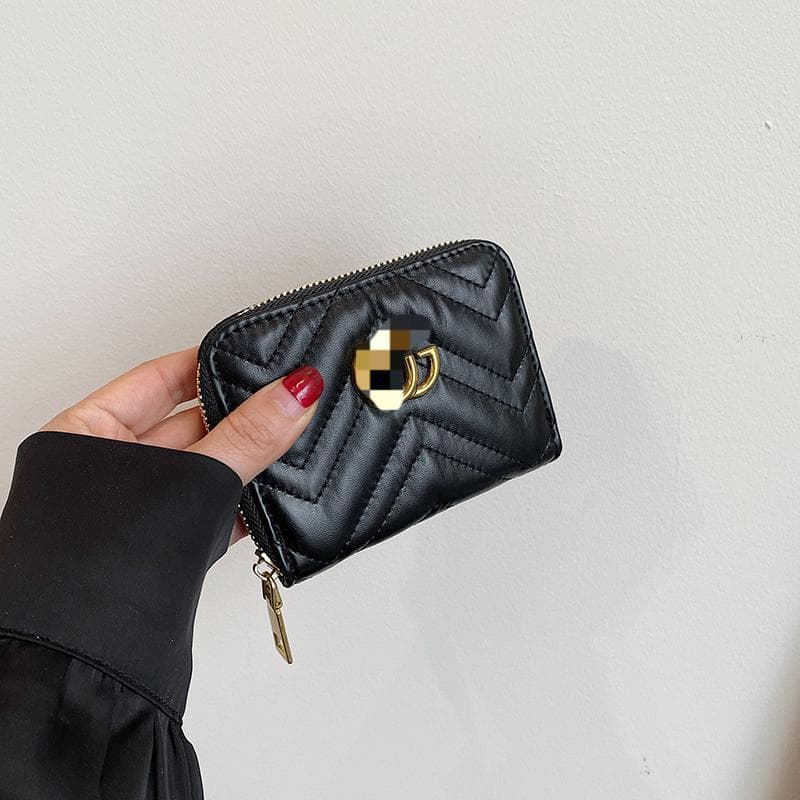 Wholesale Cross-Border Wallet Fashionable Large Capacity Women's Zipper Clutch Multi-Function Card Holder Money Clip Coin Purse
