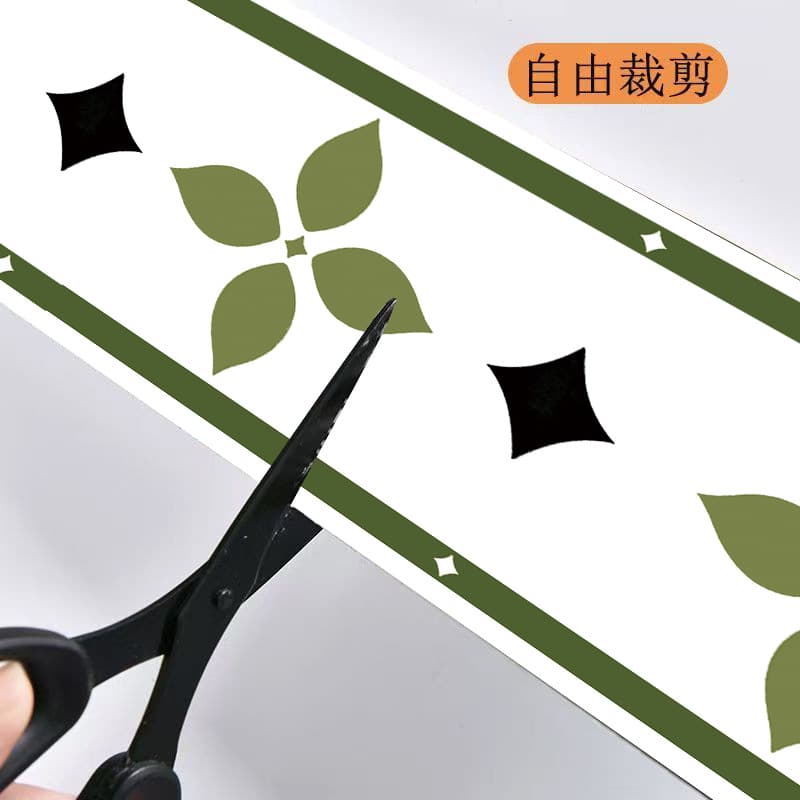 Self-Adhesive Kickboard Sticker Waterproof Moisture-Proof Tile Wall Sticker Waistline Kitchen Cabinet Baseboard Cover Decoration