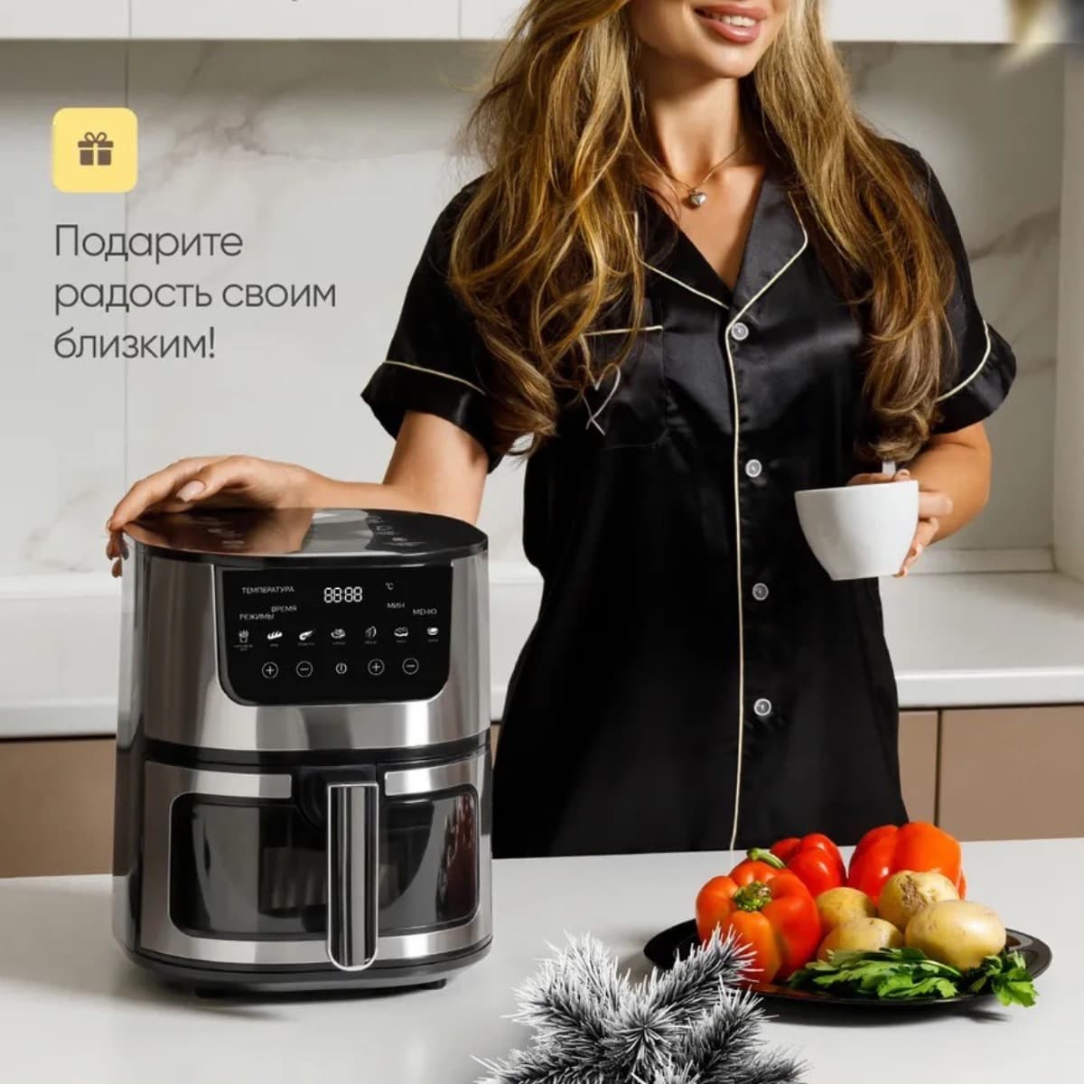 Household 7L air fryer large capacity electric oven integrated Airfryer, wholesale from one unit