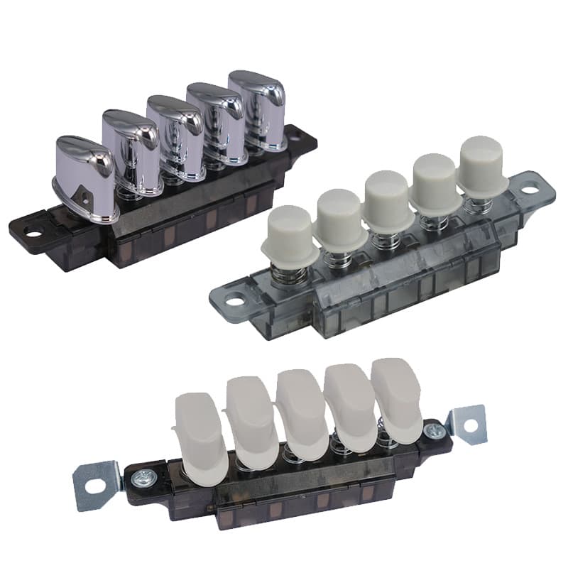 Range Hood Five-Position Key Switch Range Hood Five-Speed Key Switch Plug-In Button Key Switch