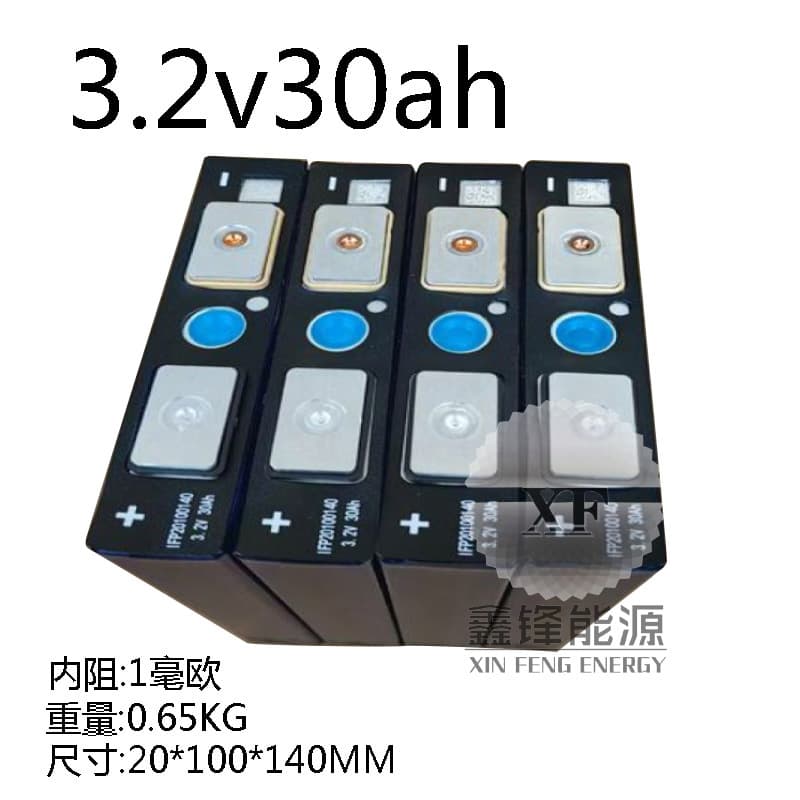 Brand New Gotion LiFePO4 Battery Cell 3.2V 30Ah 20A for Electric Vehicle Street Light Charging 12V Large Single Cell Lithium Battery