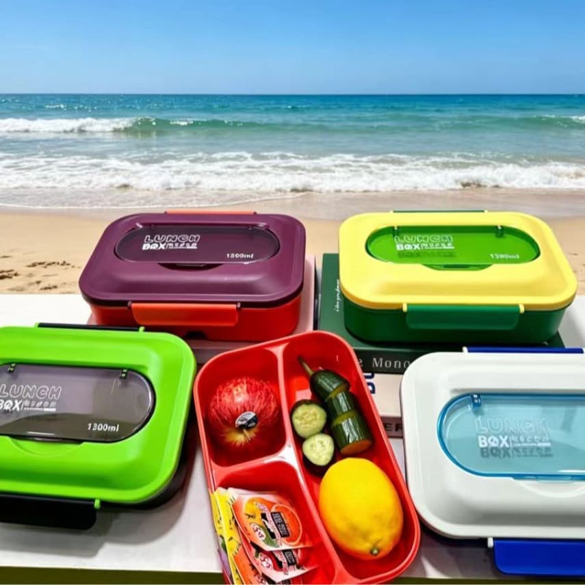 Cross-border food-grade compartmented lunch boxes, children’s fruit lunch boxes, office workers’ lunch boxes, lunch boxes