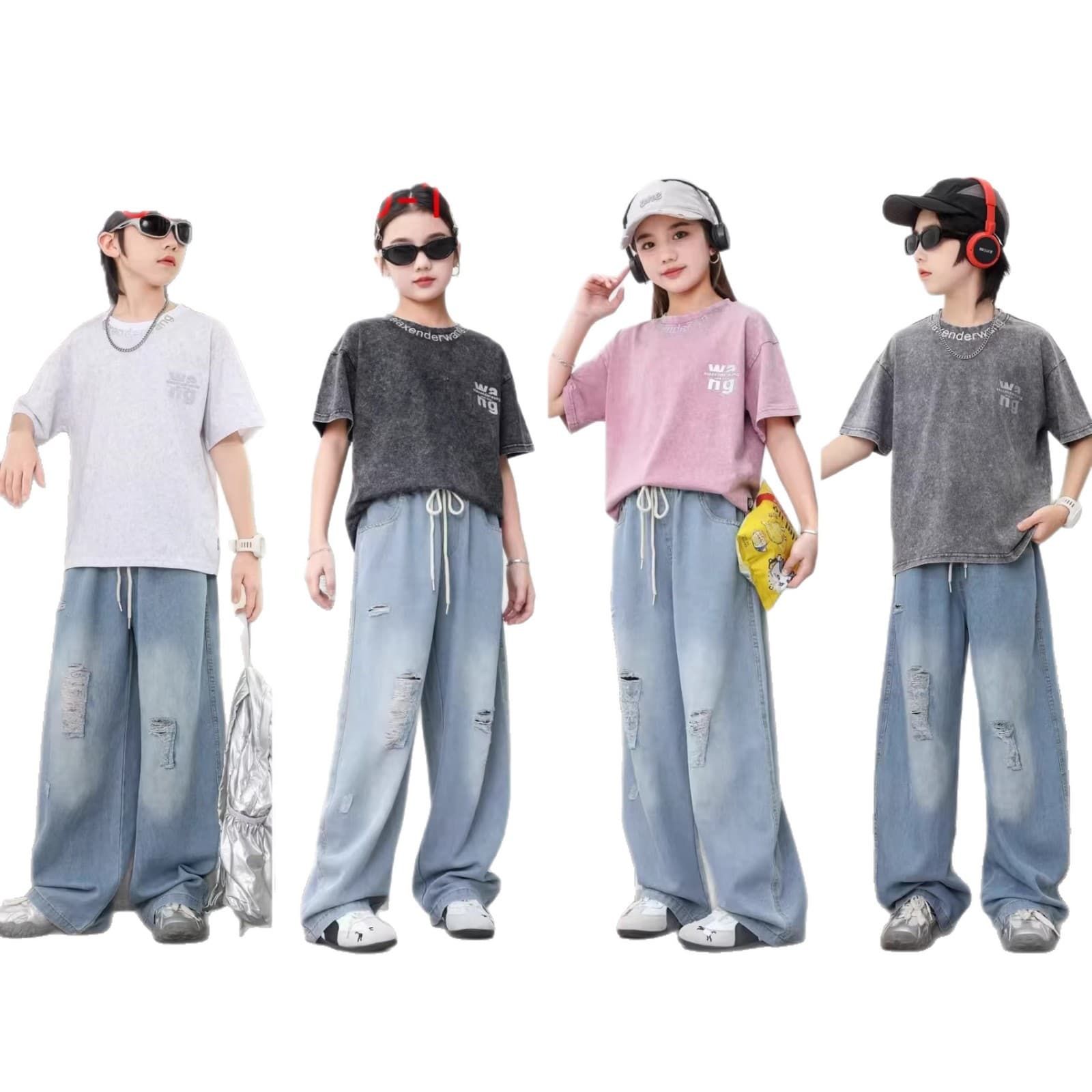 6-12 Years Old Clothes New 2026 Summer Children's Clothing Set Stylish Fashion Outfit