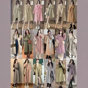 Nanyou Autumn/Winter New Double-Sided Wool Cashmere Coat Women's Mid-Length Outerwear Brand Women's Clothing Wholesale